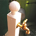 ガーデン立水栓　ボールタイプ